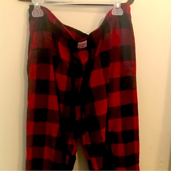 USBD Red & Black Plaid XXL Lounge-pants - Picture 1 of 2